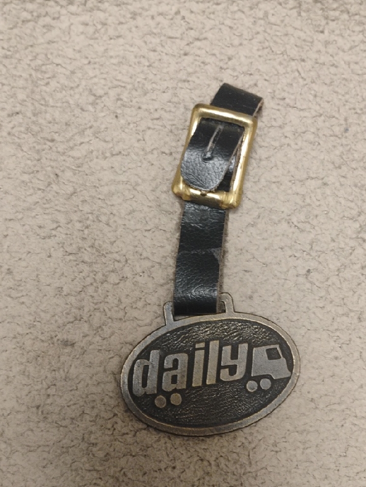 Vintage Promotional Watch Fob Iveco Daily Nrmint Condition